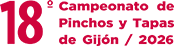 Logo 18 Campeonato de pinchos de Gijón 2026